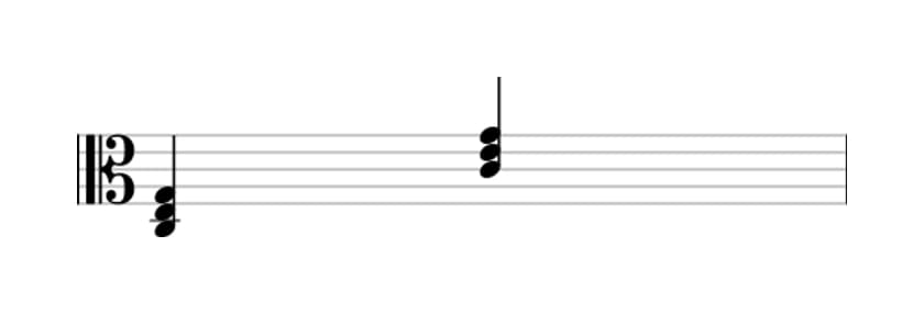Sheet music of C Major in three octaves (3)