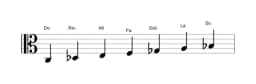 Partitions de la gamme Do Orientale en trois octaves (3)