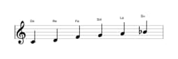 Partitions de la gamme Do Piongio en trois octaves (4)