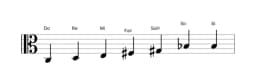 Partitions de la gamme Do Tons entiers en trois octaves (3)