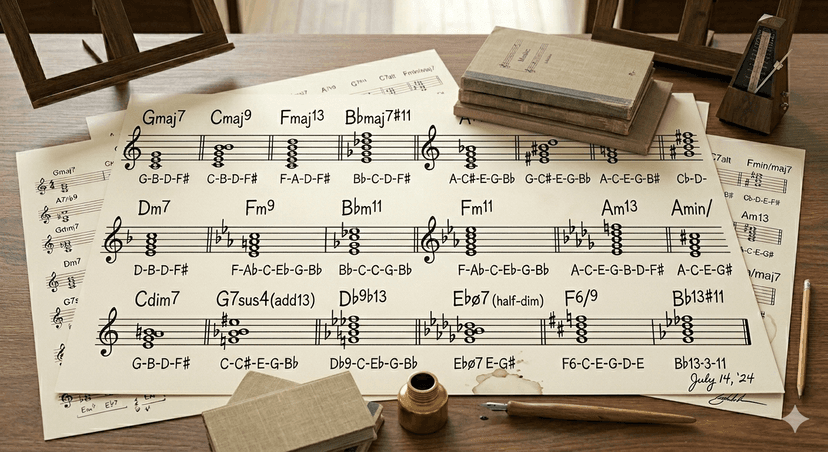 Come leggere i simboli degli accordi