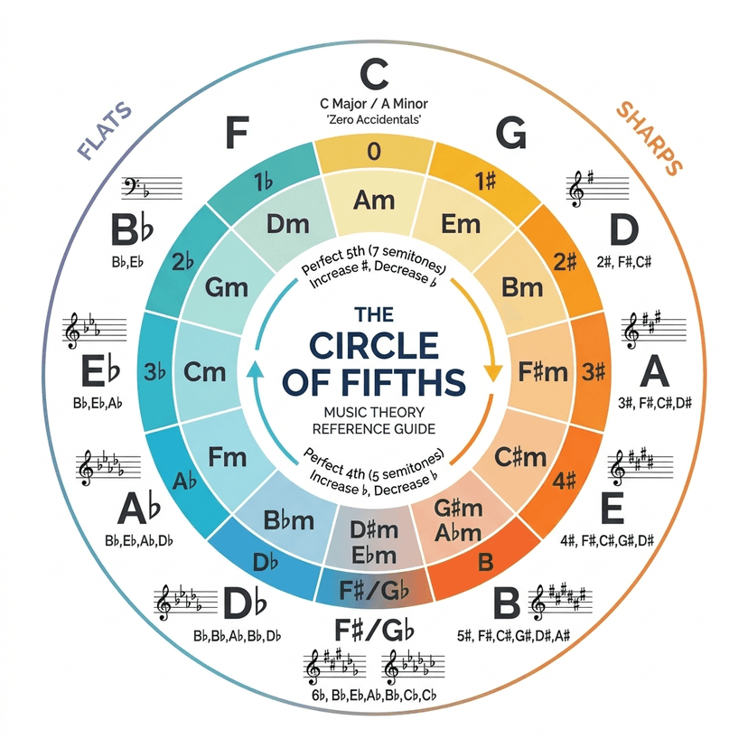 The Music Theory GPS: Understanding the Circle of Fifths